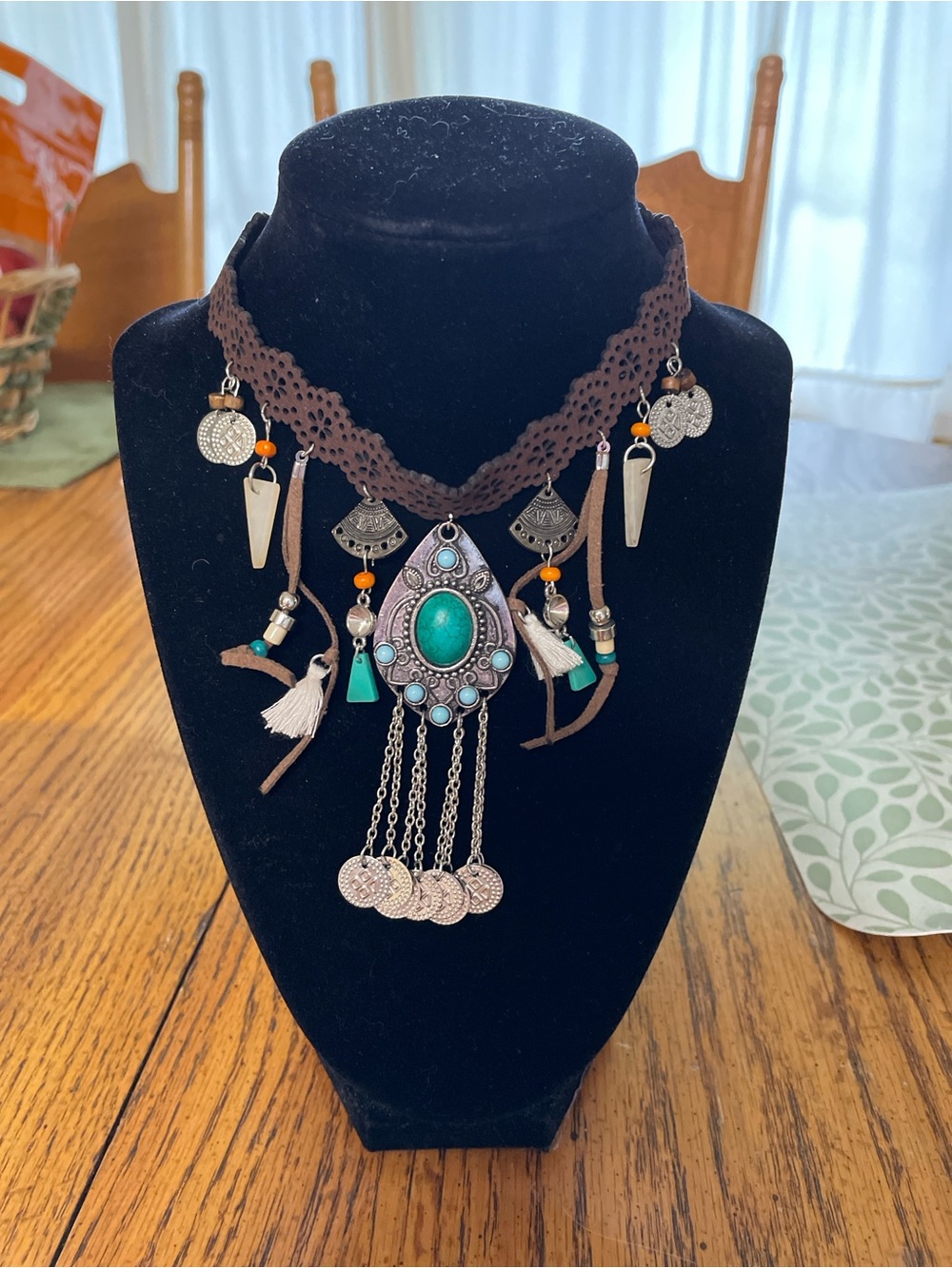 Boho Necklace. EUC.